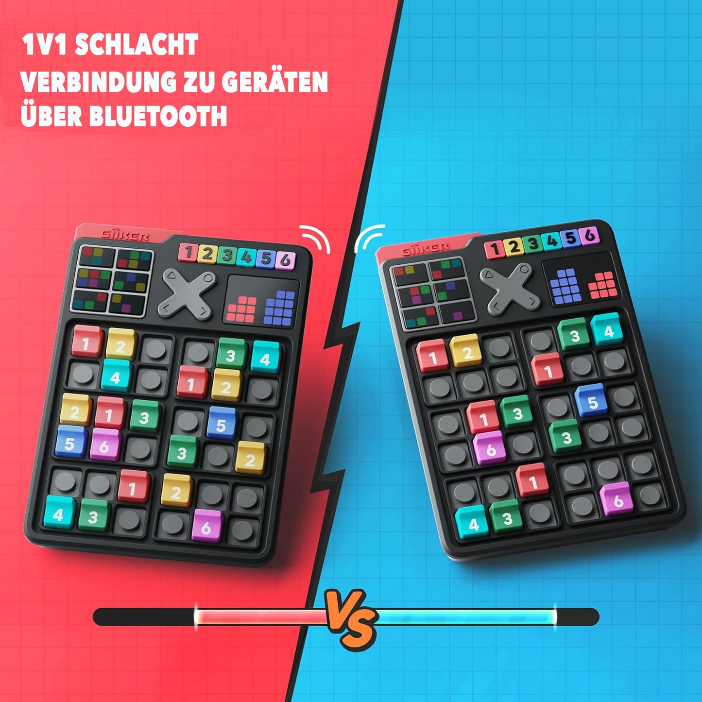 GiiKER Smart Sudoku Puzzle Spiele, Original 2500 Herausforderungen Brain Teaser Puzzle, Spielzeug für Kinder, Jugendliche, Reisen Spiele Geburtstag Geschenke Stocking Stuffer für Jungen Mädchen