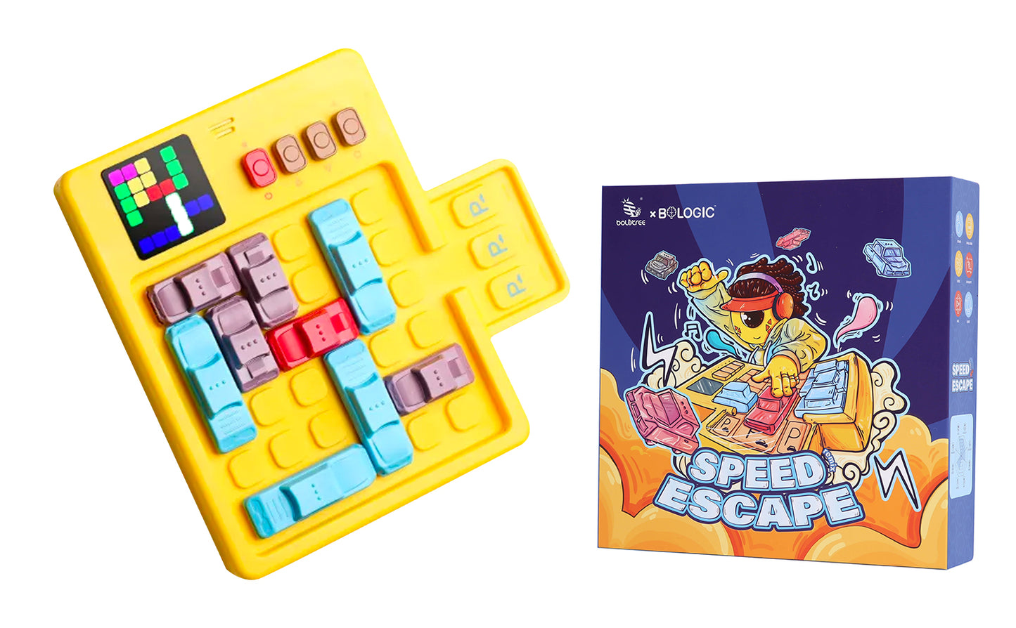 Speed Escape neue Generation - Elektrische Rutsche Puzzles Gehirn Teaser Handheld Brettspiel Intelligenz STEM Spielzeug