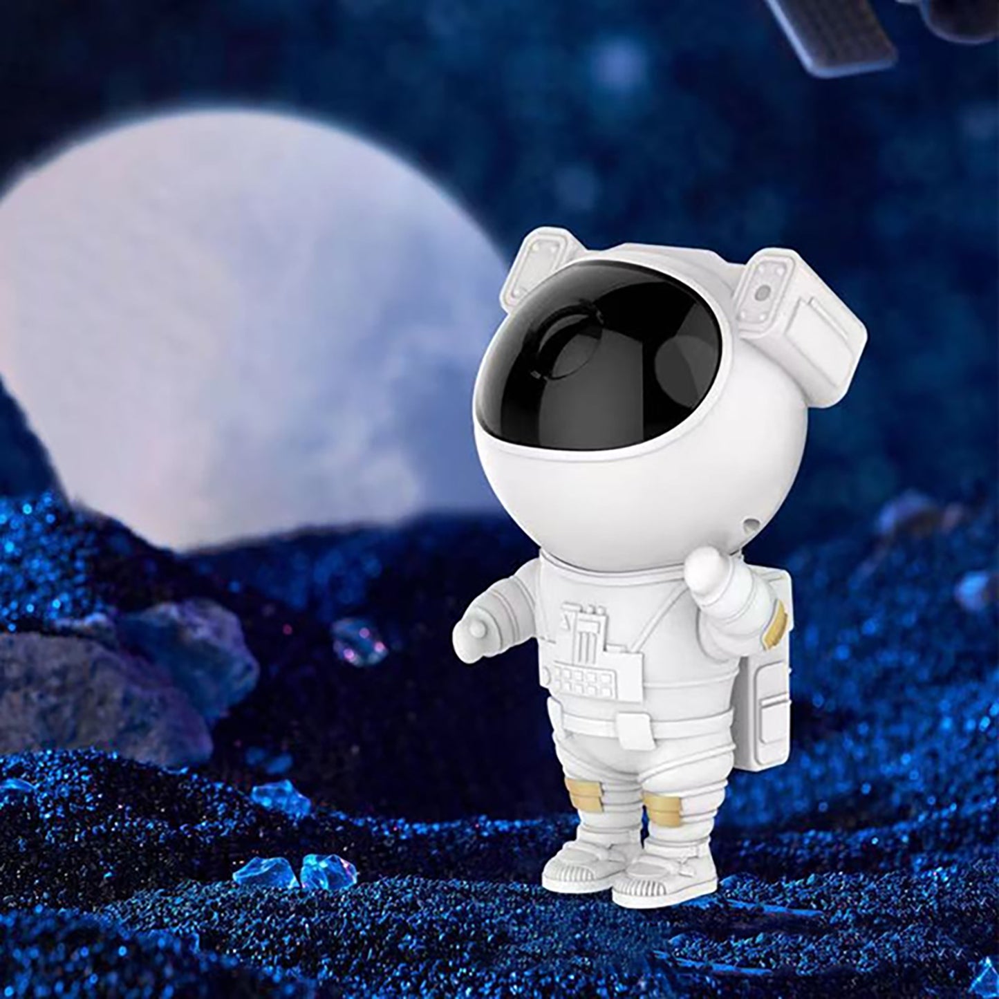 Astronaut Sternen Projektor - Lampe mit Timer & Fernbedienung - Perfekt Geschenk für Kinder und Erwachsene - Sternenlicht für Schlafzimmer und Decke